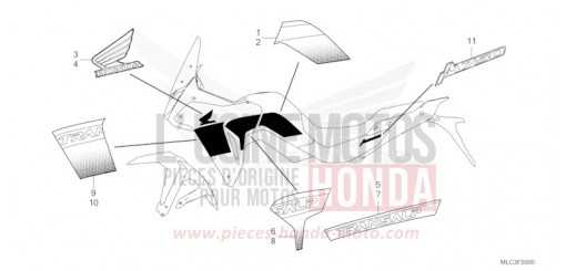 MARK/STRIPE (XL750P/R) XL750P de 2023